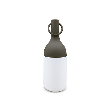 Lampe Bouteille White/Olive gray